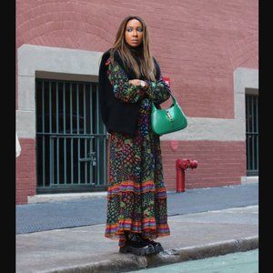 FARM Rio Fruit Garden Maxi Dress NWT